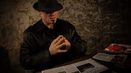 A shadowy mastermind up to no good.